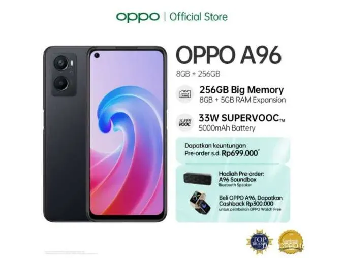 OPPO Resmi Meluncurkan Smartphone Seri A96 dengan Beragam Fitur Unggulan