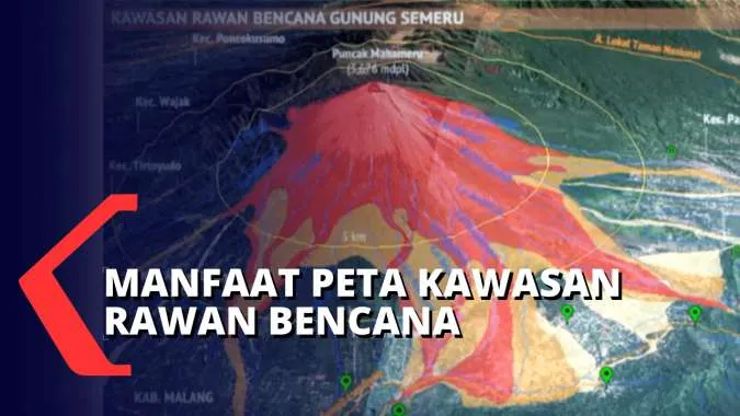 Peta Kawasan Rawan Bencana Dinilai Penting untuk Antisipasi, 127 Gunung Berapi Telah Dipetakan