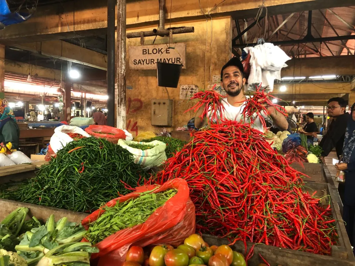Sebagian Harga Bahan Dapur di Pasar Induk Lambaro Mengalami Kenaikan