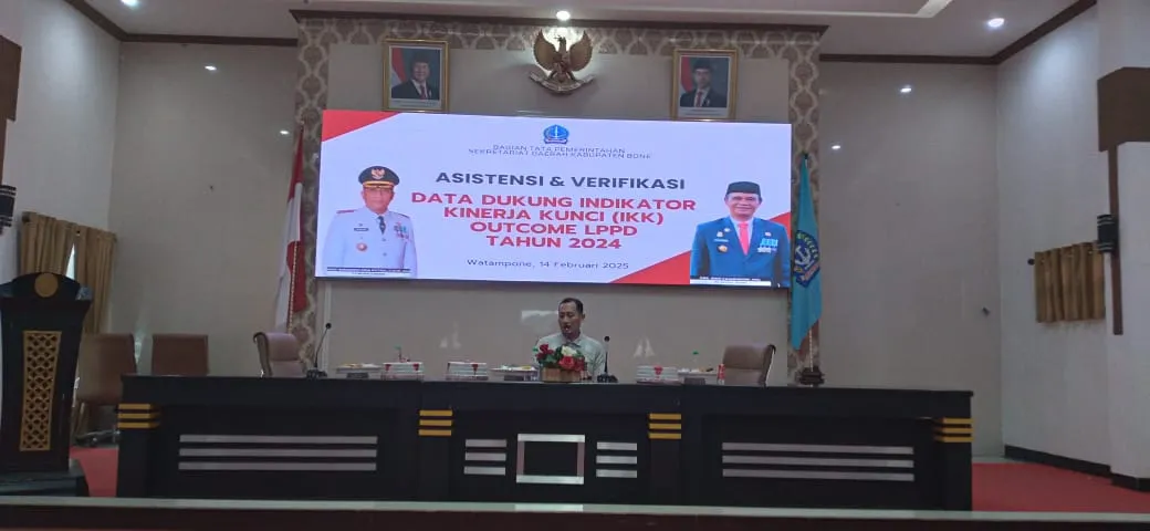 Pemkab Bone Gelar Asistensi dan Verifikasi Data IKK Outcome LPPD 2024, Dirangkaikan Sosialisasi BPJS