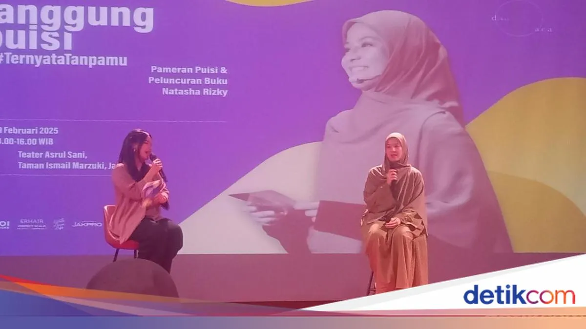 Natasha Rizky Terbitkan Buku Puisi Ketiga "Ternyata Tanpamu" tentang Perjalanan Kehilangan