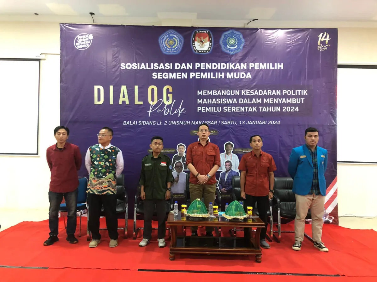 BEM FKIP Unismuh Makassar dan KPU Sulsel Gelar Dialog Publik Jelang Pemilu 2024