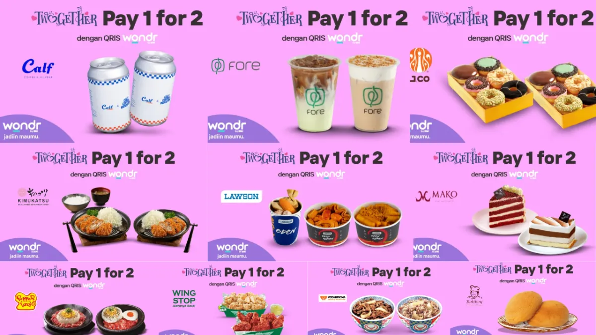 BNI Hadirkan Promo Makanan dan Minuman Valentine 2025 Lewat wondr by BNI, Berlaku 14–15 Februari