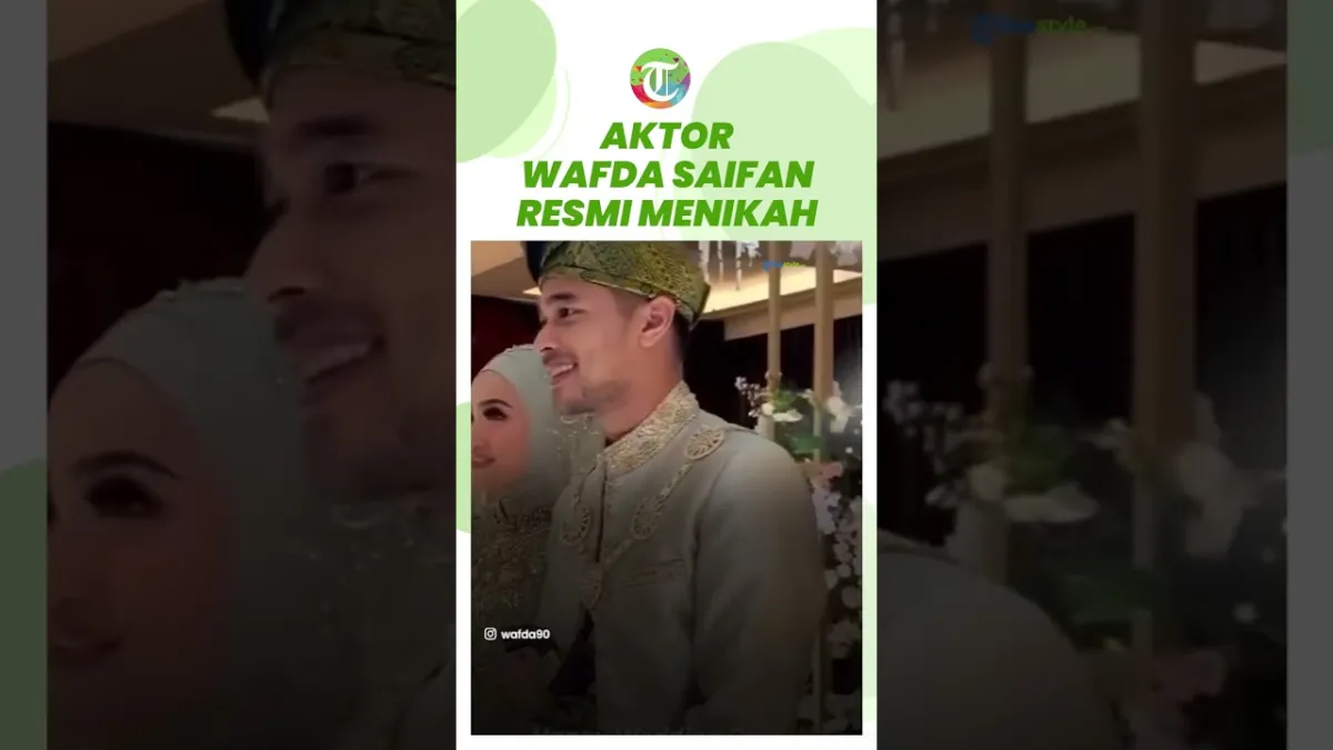 Wafda Saifan Menikah dengan Dokter Gigi Safira Kamila, Pernikahan Digelar Tertutup di Jakarta Selatan