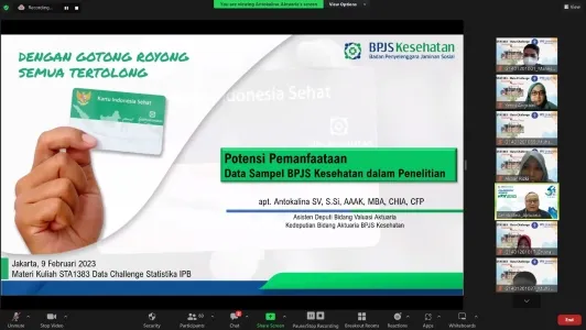 Mahasiswa Statistika dan Sains Data Didorong Menggali Insight dari Data Sampel BPJS Kesehatan