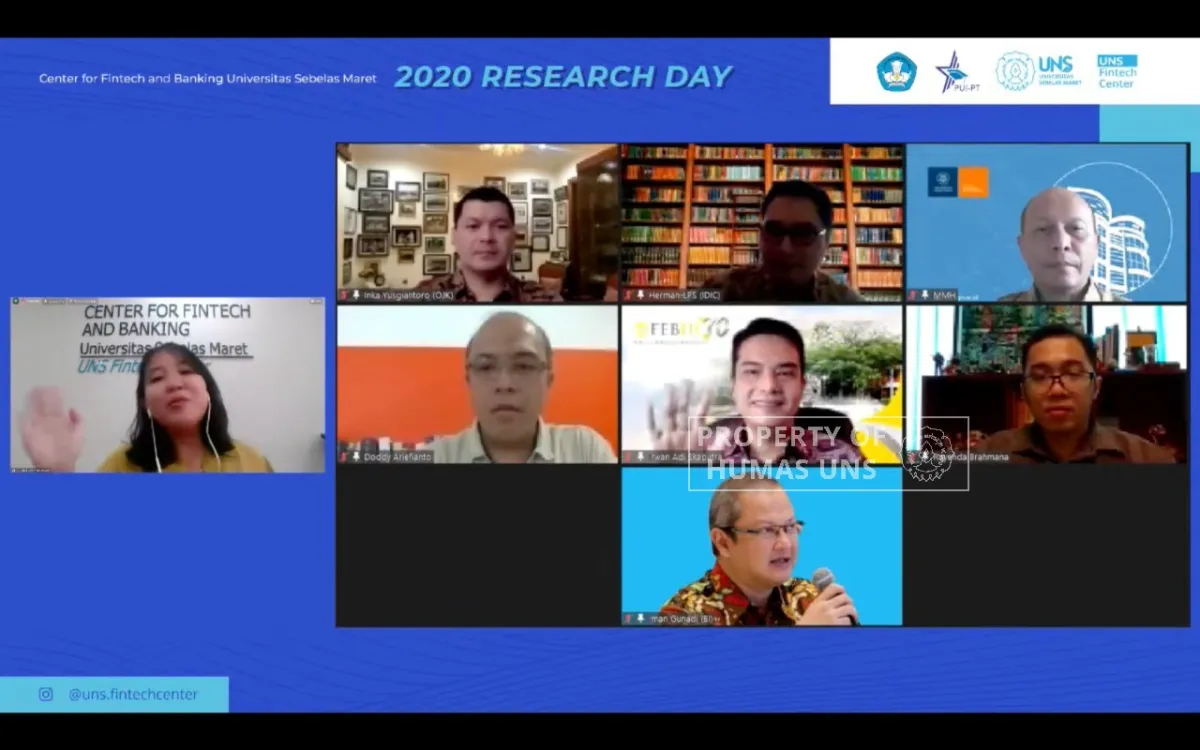 UNS Fintech Center Gelar Research Day 2020, Paparkan Hasil Riset dan Roadmap