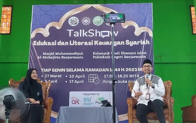 Masjid Muhammadiyah Al-Muhajirin Banjarmasin Gelar Talkshow Literasi Keuangan Syariah Selama Ramadan