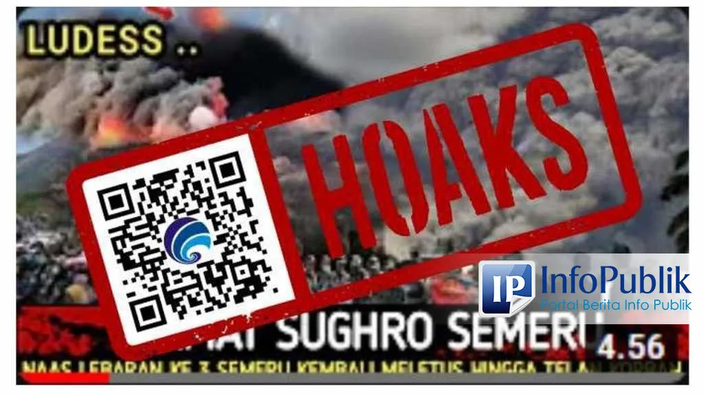 Cek Fakta: Video Klaim Semeru Meletus pada Lebaran Ketiga hingga Telan Korban Jiwa Tidak Terbukti