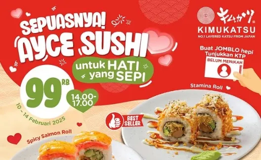 Deretan Promo Makanan dan Minuman untuk Valentine 2025, dari HokBen hingga Kimukatsu
