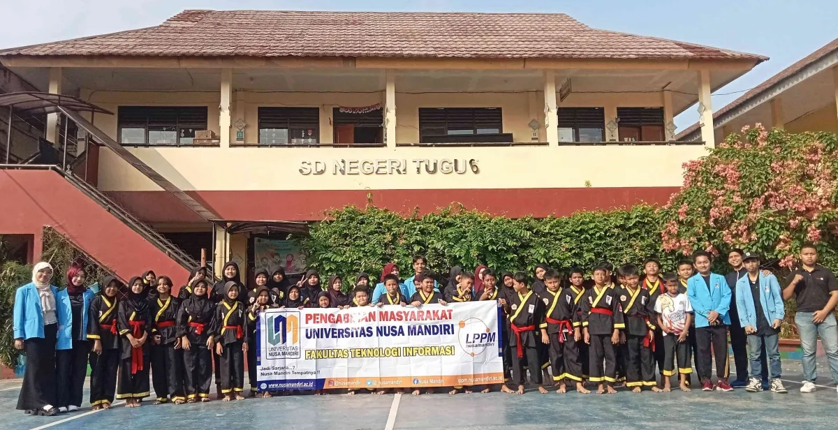 Mahasiswa Sains Data Universitas Nusa Mandiri Gelar PKM di SDN 6 Tugu Cimanggis Depok