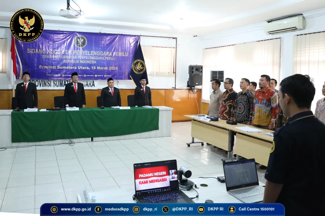 DKPP Sidangkan Dugaan Pelanggaran Etik Penyelenggara Pemilu di Nias Barat