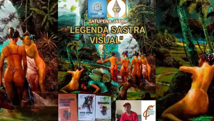 Pameran “Legenda Sastra Visual” Satupena Jatim Hadirkan Kolaborasi Seni, Sastra, dan Teknologi di Kota Batu