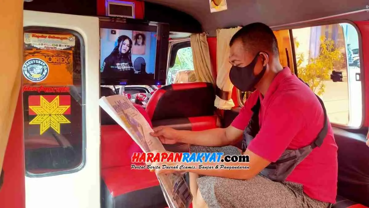 Tren Modifikasi Angkot di Kota Banjar: Interior Dibuat Nyaman, Musik dan Variasi Jok Jadi Andalan
