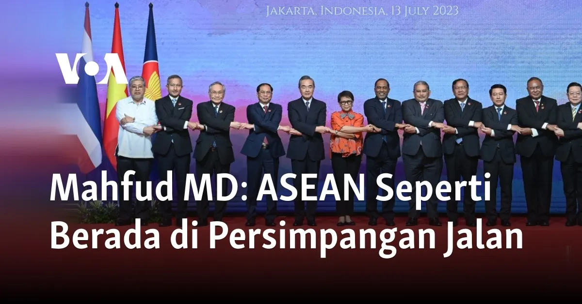 Mahfud MD Nilai ASEAN Berada di Persimpangan Jalan di Tengah Konflik Geopolitik