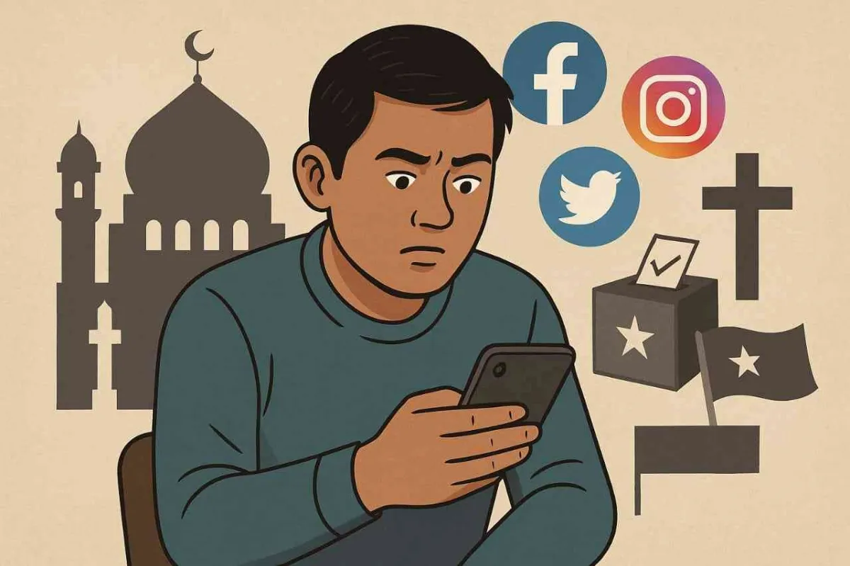 Media Sosial dan Pembentukan Opini Publik soal Agama-Politik di Indonesia: Antara Ruang Diskusi, Hoaks, dan Polarisasi