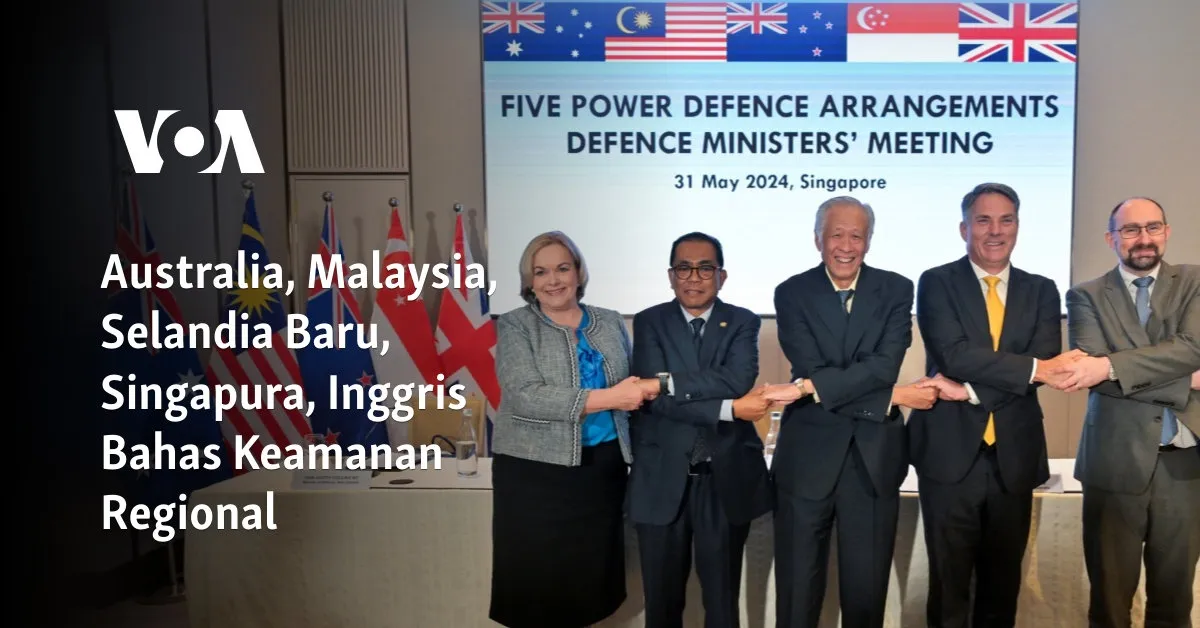 Pejabat Lima Negara Bahas Kontribusi bagi Keamanan Regional di Singapura