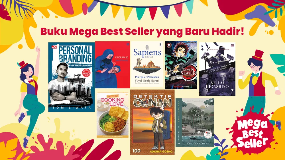 Daftar Buku Rilisan Juli 2022 dari Penulis dan Seri Berpredikat Mega Best Seller