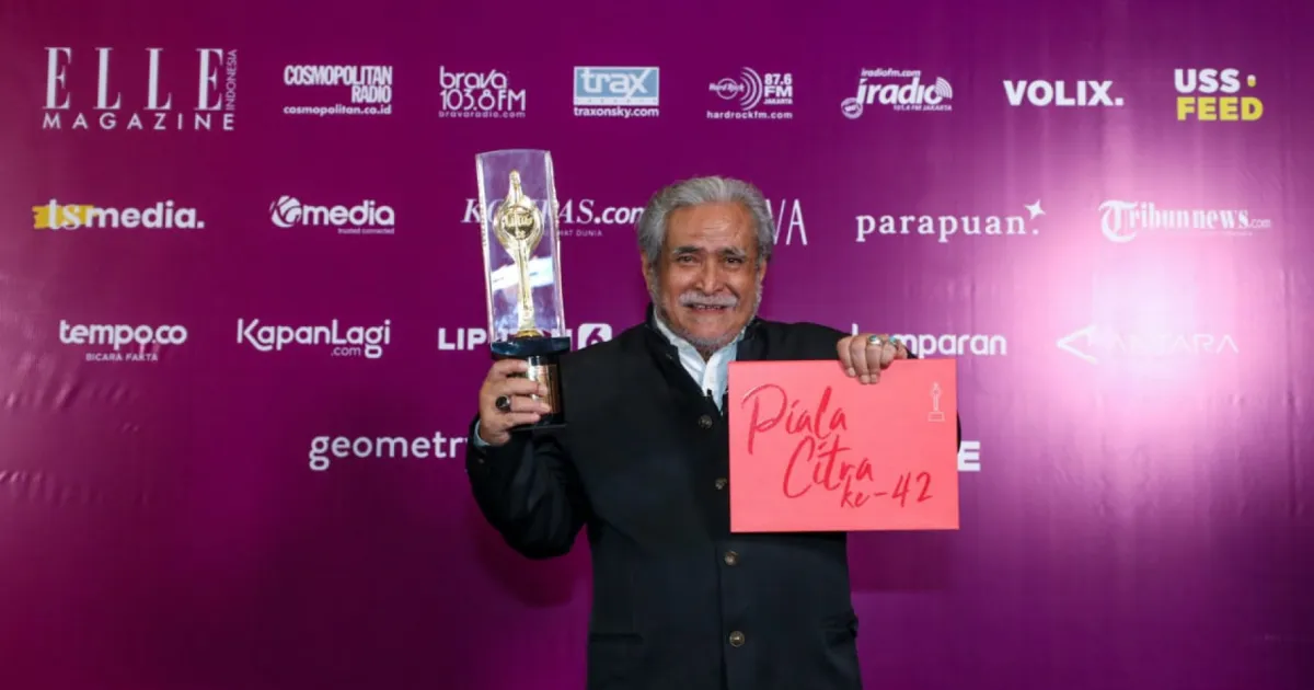 Slamet Rahardjo Raih Piala Citra FFI 2022, Tekankan Kejujuran sebagai Kunci Akting