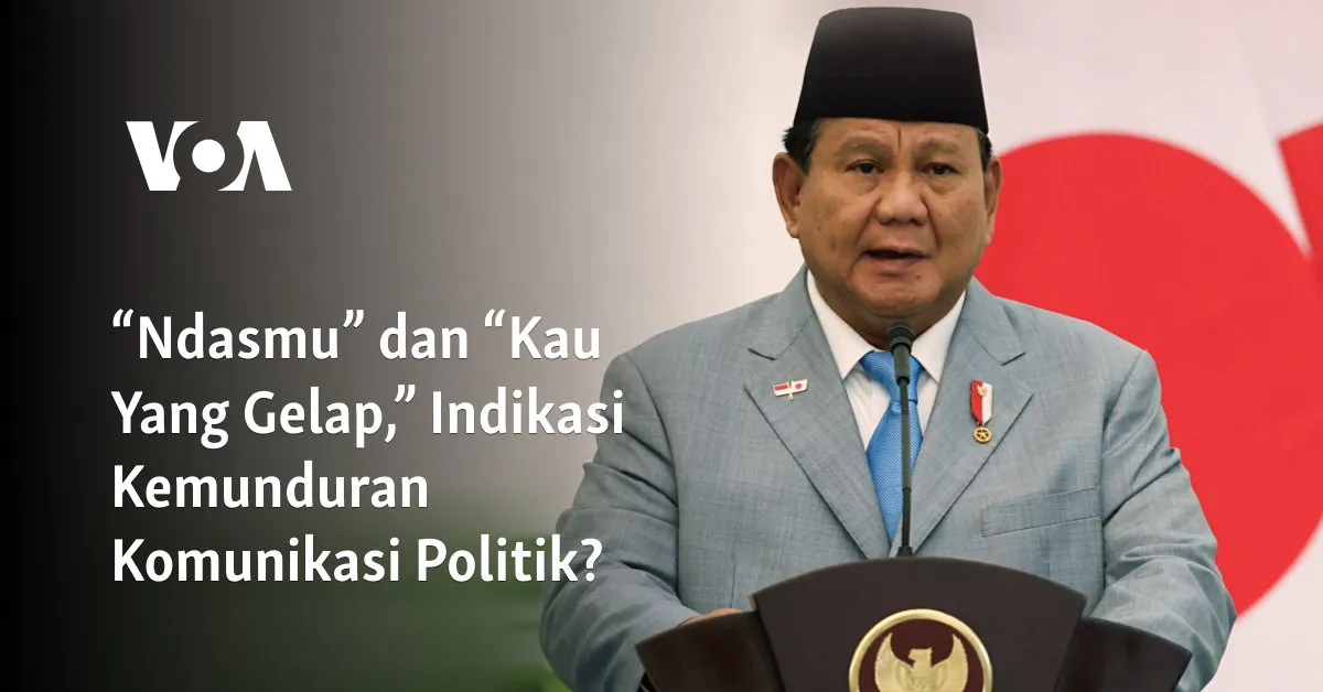 Pernyataan “Ndasmu” dan “Kau yang Gelap” Picu Sorotan soal Etika Komunikasi Politik