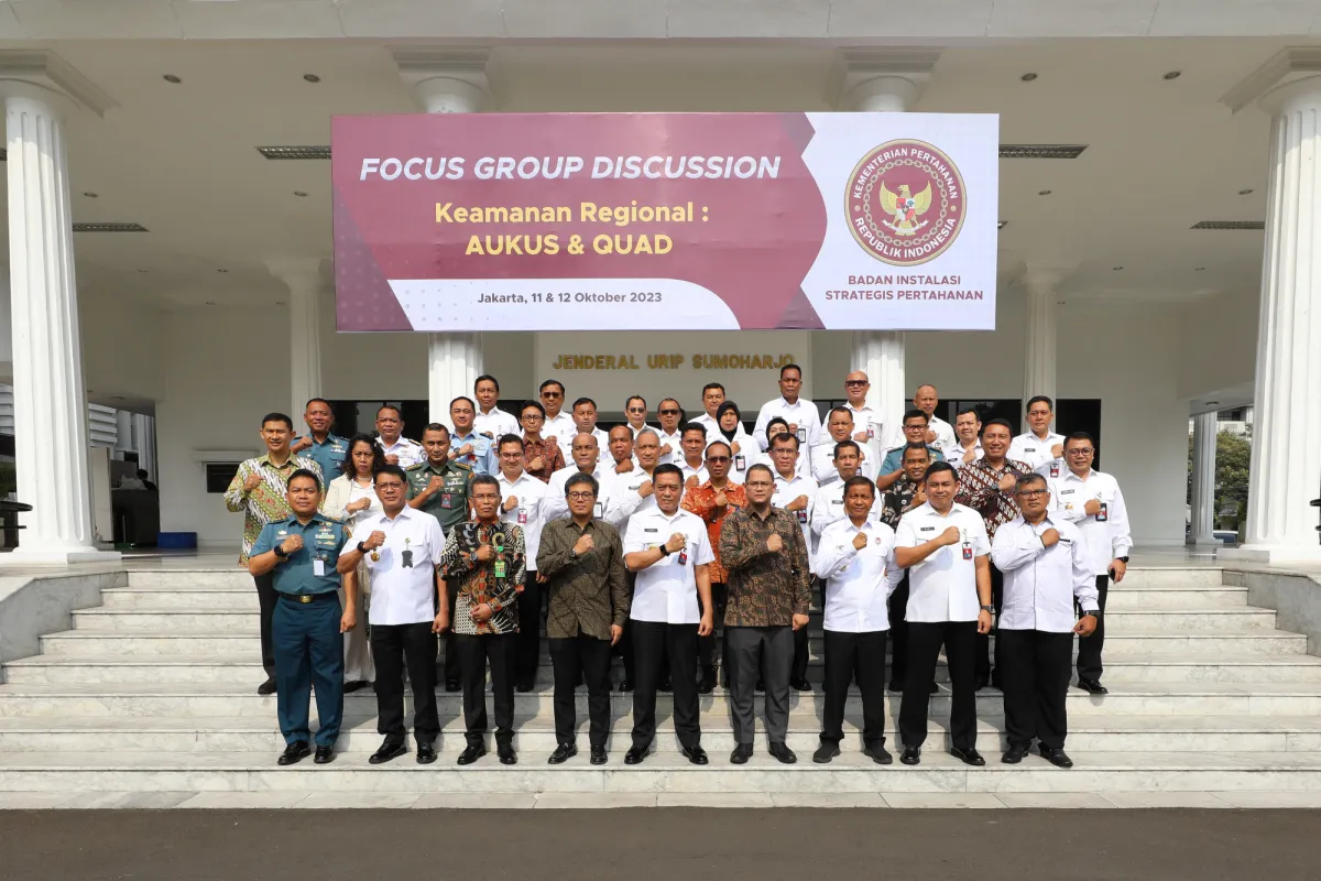 Kemhan Gelar FGD Bahas Keamanan Regional dan Dinamika AUKUS-QUAD