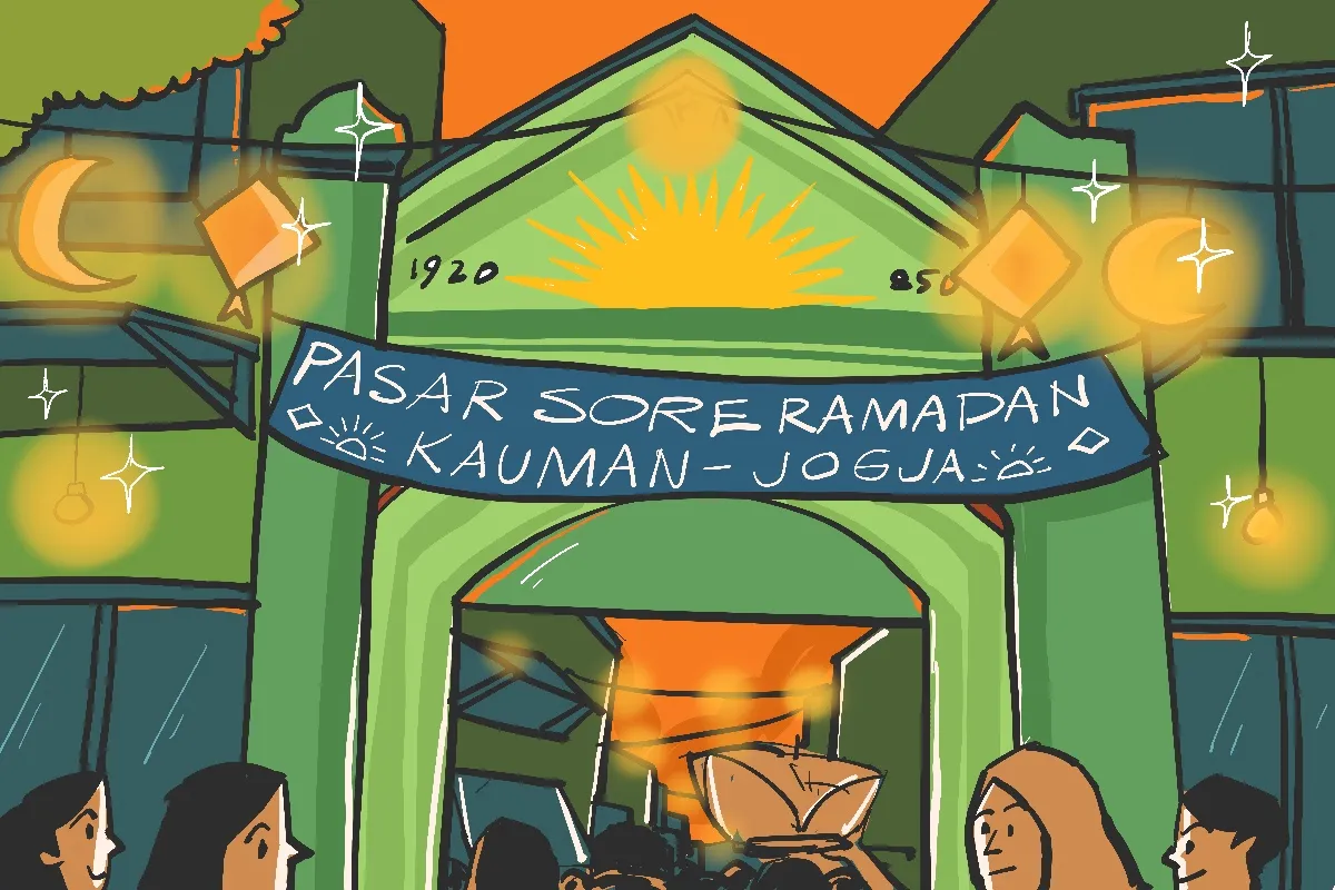 Pasar Sore Ramadan Kauman Yogyakarta Tetap Ramai di Tengah Hujan, Sajikan Jajanan Khas yang Muncul Saat Puasa