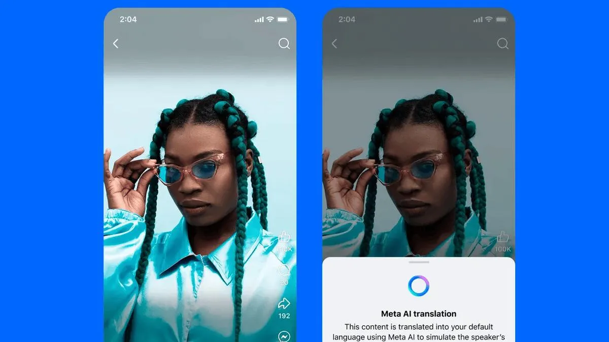 Meta Uji Terjemahan AI Otomatis untuk Dubbing Reels, Konten Disesuaikan dengan Bahasa Pengguna