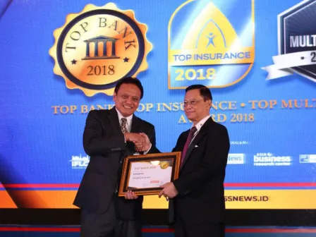 Bank DKI Raih Penghargaan TOP Bank Bidang Fintech Transaksi Non Tunai 2018