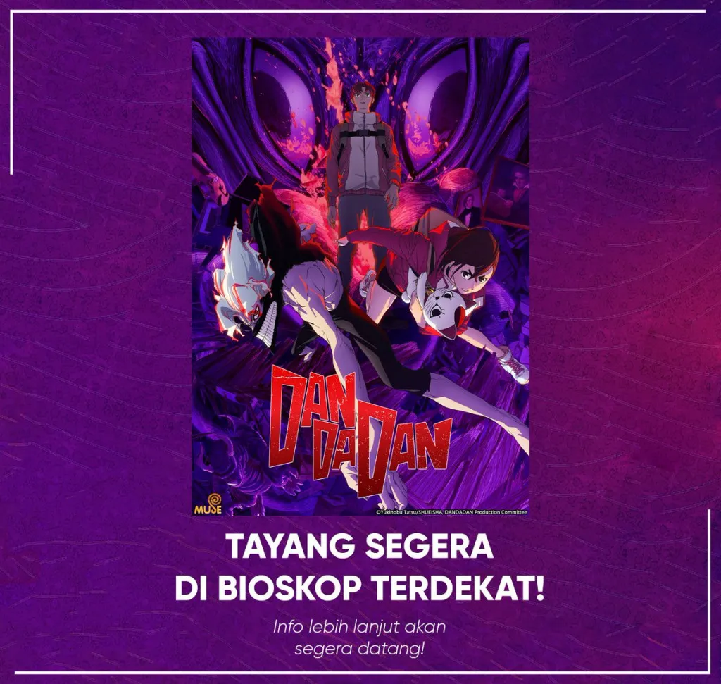 Dandadan Season 2 Dipastikan Tayang di Bioskop Indonesia pada Juli 2025