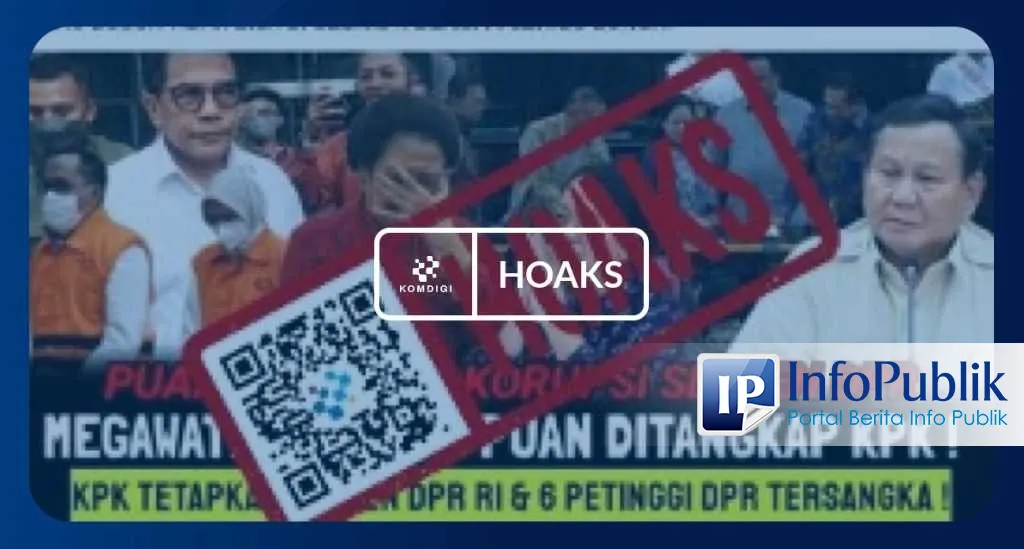 Klaim Puan Maharani Ditangkap KPK pada Maret 2025 Disebut Hoaks