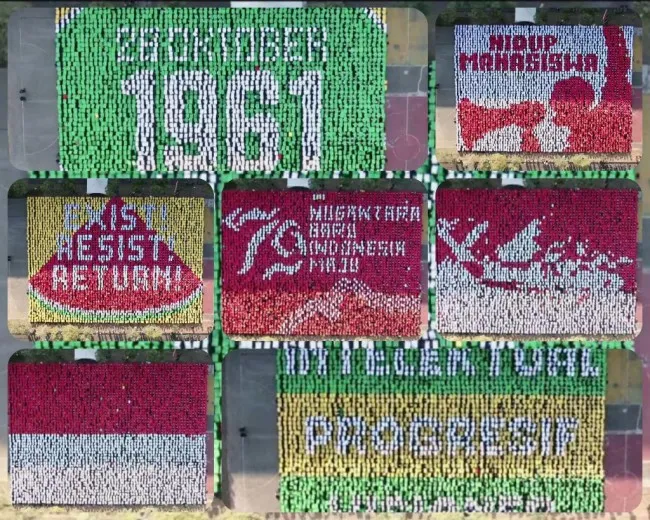 PBAK UIN Maliki Malang 2024 Tampilkan 25 Variasi Papermob oleh 3.500 Mahasiswa