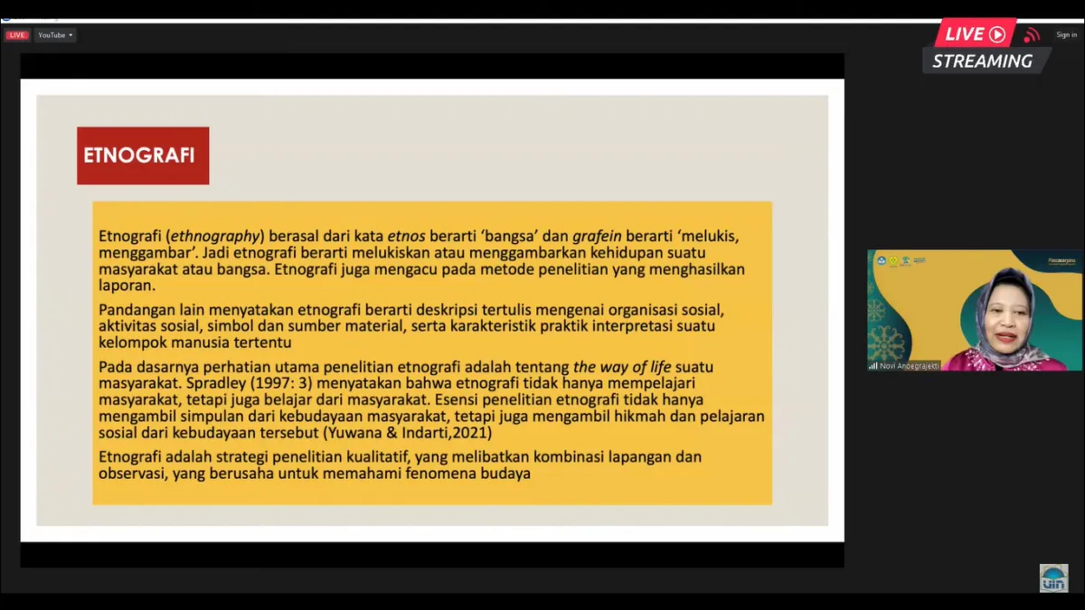 Prof Novi Anoegrajekti Tekankan Pentingnya Pendekatan Etnografi dalam Riset Sastra