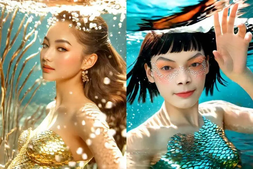 Tren Mermaid AI Viral di TikTok: Transformasi Foto Jadi Putri Duyung dan Lagu yang Sering Dipakai