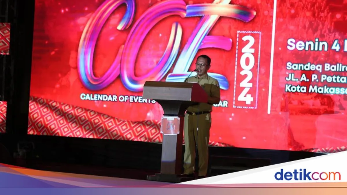 Pemkot Makassar Luncurkan Kalender Event 2024, Hadirkan Festival Losari hingga Rock in Celebes