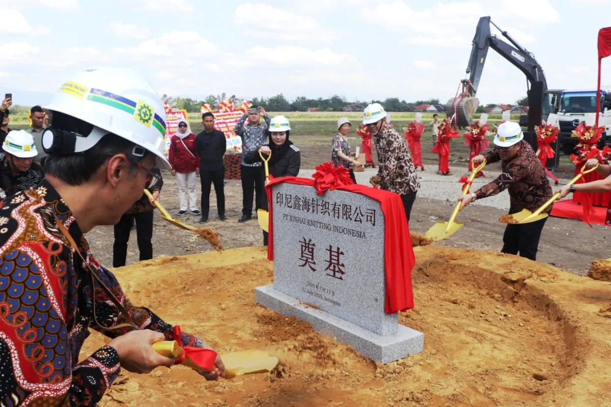 Xinhai Knitting Mulai Bangun Pabrik Tekstil di Brebes, Investasi Lebih dari 40 Juta Dolar AS
