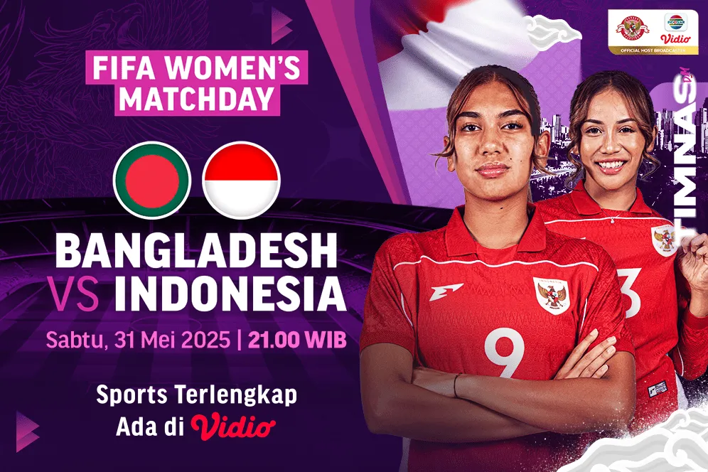 Siaran Langsung FIFA Women’s Matchday 2025: Bangladesh vs Indonesia Digelar 31