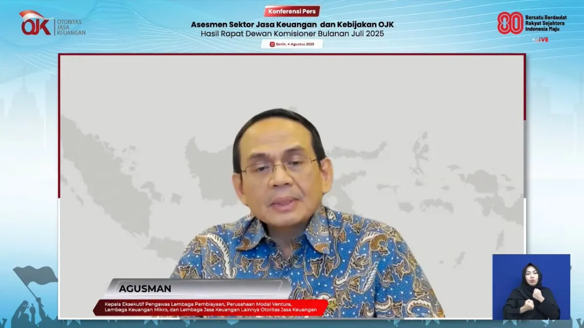 OJK Catat Kinerja Sektor PVML Tumbuh hingga Juni 2025, Sanksi Dijatuhkan ke 52 Entitas pada Juli