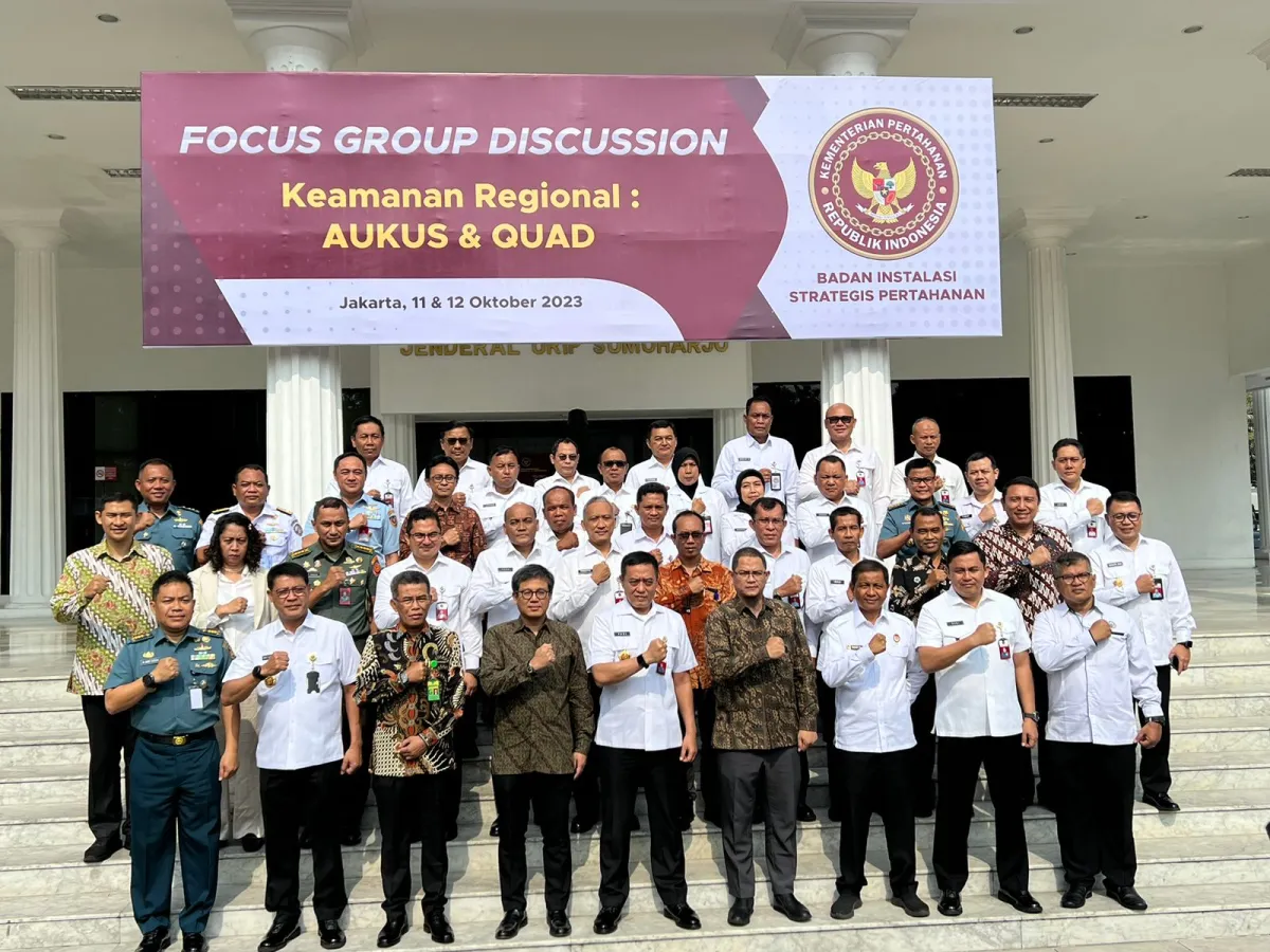 Brigjen TNI Roedy Hadiri FGD Kemhan Bahas Keamanan Regional Terkait AUKUS dan QUAD