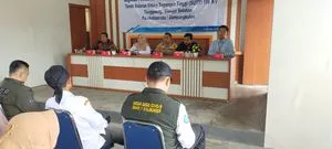 Polsek Kalibunder Hadiri Penyerahan Ganti Rugi Pengadaan Tanah SUTT 150 kV di Sukabumi