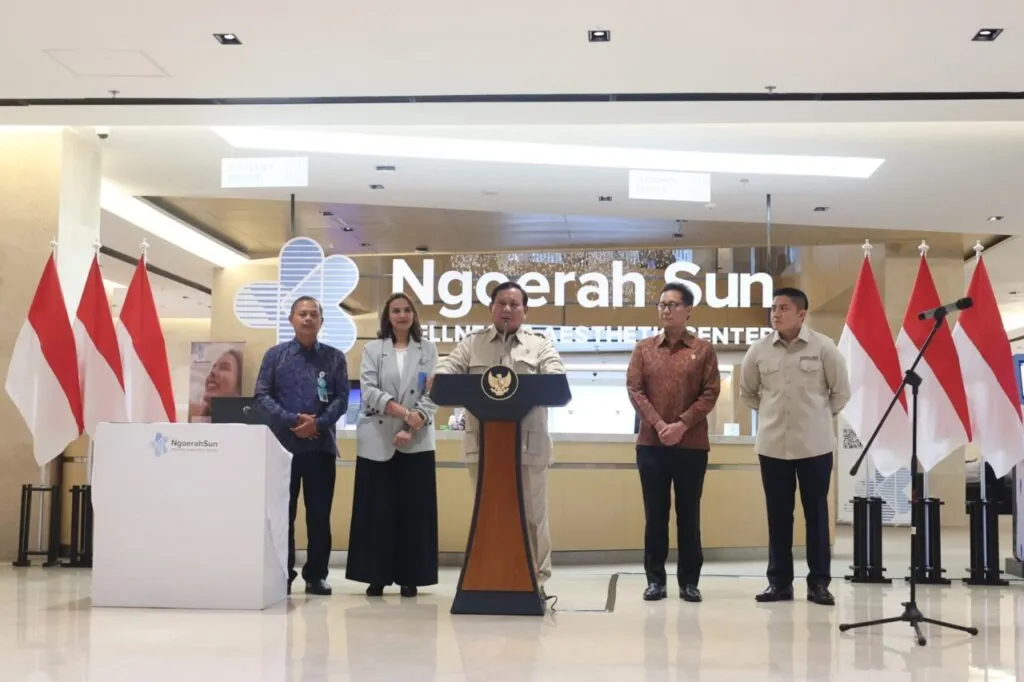 Presiden Prabowo Resmikan Ngoerah Sun Wellness and Aesthetic Center di RSUP Ngoerah, Bali