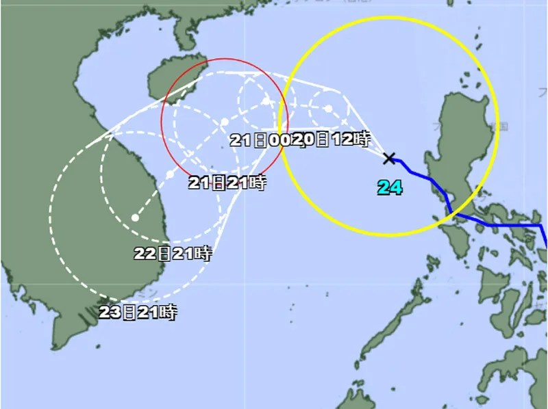 Badai Tropis Fengshen Berada di Laut Cina Selatan, Bergerak ke Arah Vietnam