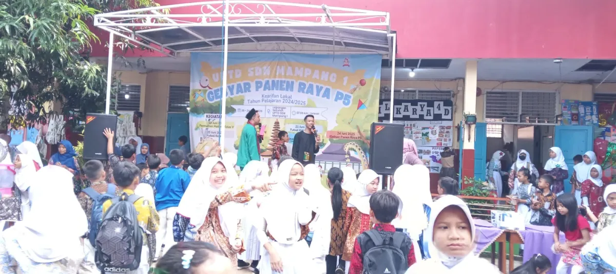 SDN Mampang 1 Gelar Gebyar Panen Raya P5, Pamerkan Karya Siswa Lewat Market Day