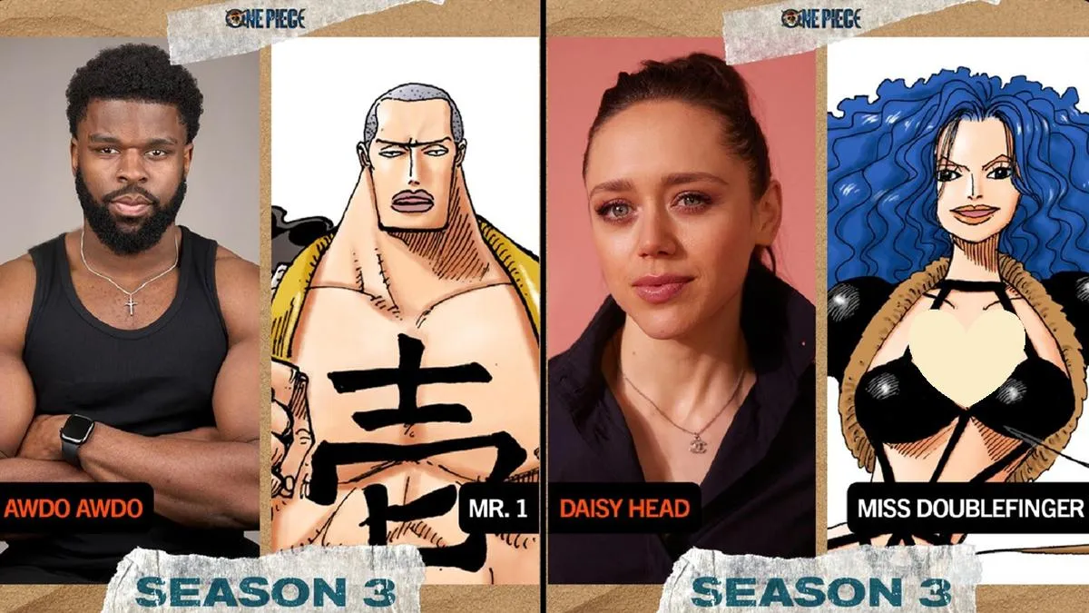 Netflix Mulai Produksi One Piece Season 3, Awdo Awdo dan Daisy Head Resmi Jadi Mr. 1 dan Miss Doublefinger