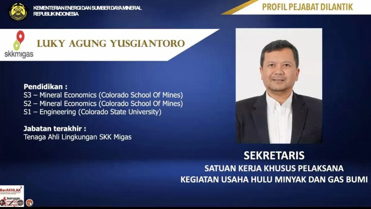 Profil Luky Agung Yusgiantoro, Ahli Energi Kelahiran Jakarta