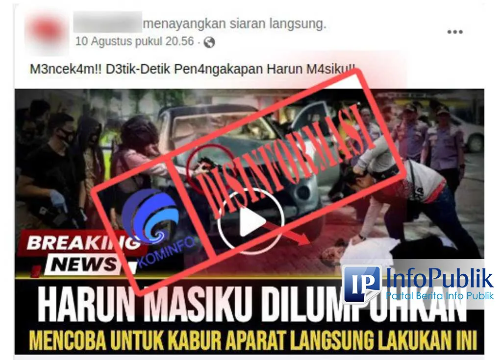 Cek Fakta: Video di Facebook Diklaim Detik-detik Penangkapan Harun Masiku, Narasinya Tidak Sesuai Isi