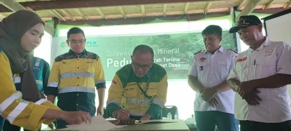 Internet Gratis Hadir di Desa Lalomerui Konawe Lewat Kolaborasi PT SCM dan PLN Icon Plus