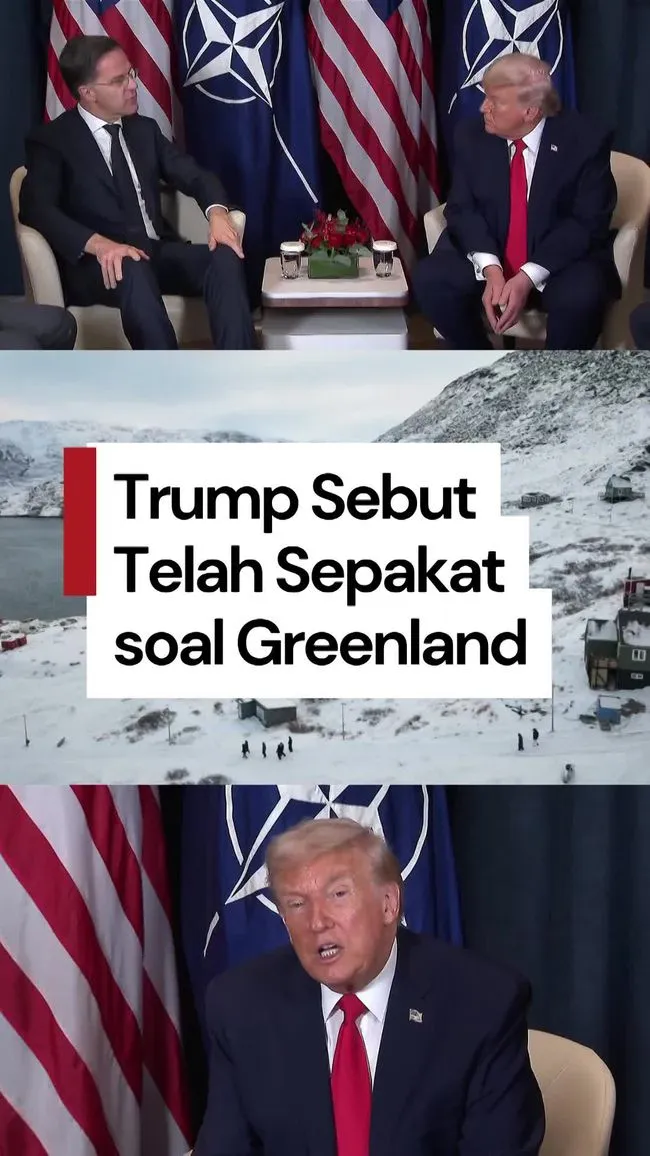 Video: Trump Bertemu NATO, Klaim Ada Kesepakatan soal Greenland