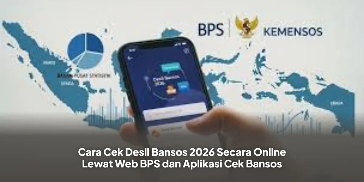 Panduan Cek Desil Bansos 2026 Online lewat Situs BPS, Cek Bansos Kemensos, dan Aplikasi