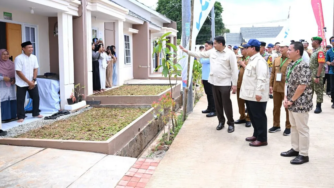 Prabowo Hadiri Akad Massal 50.030 Unit KPR FLPP 2025 di Serang