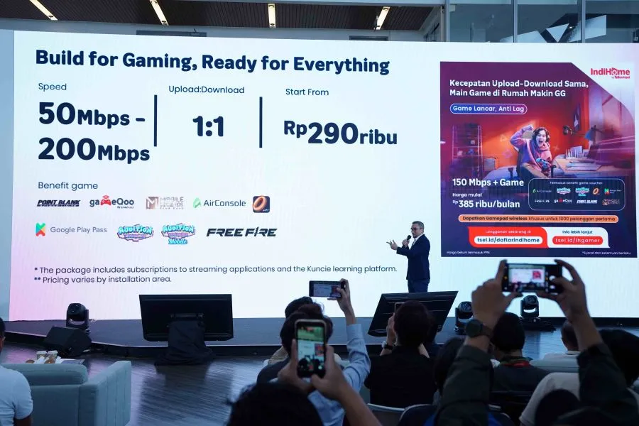 Telkomsel dan Nuon Luncurkan IndiHome Gamer, Paket Internet Rumah Berkecepatan Simetris untuk Komunitas Gim