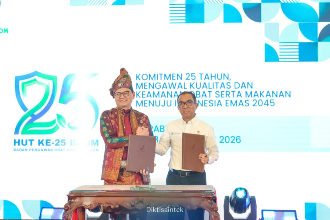 Kemdiktisaintek dan BPOM Teken MoU Perkuat Riset untuk Kemandirian Obat dan Pangan